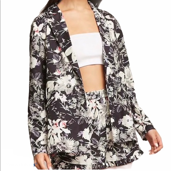 Forever 21 Jackets & Blazers - RD & Koko Floral Print Blazer
